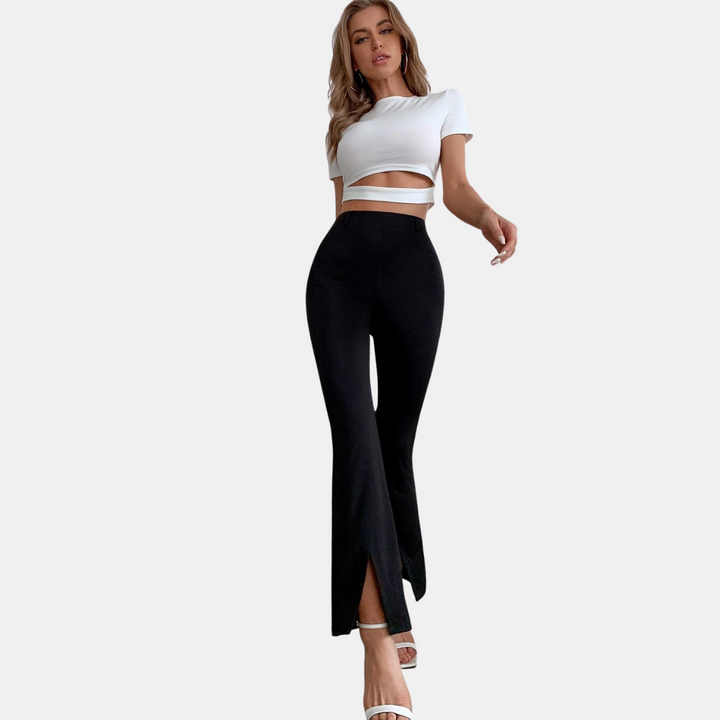 Stylish flared trousers