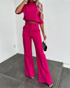 Fashionable two-piece set with half sleeves