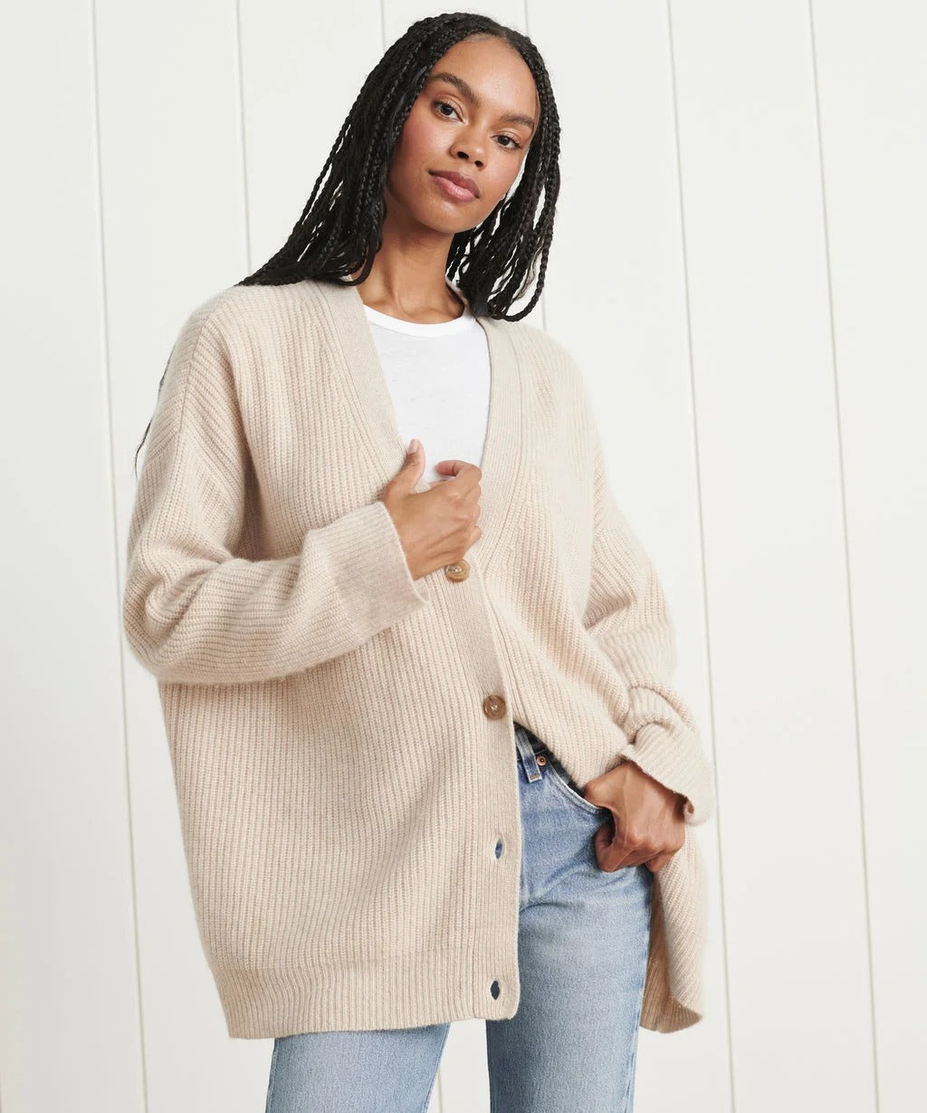 Cashmere cocoon cardigan