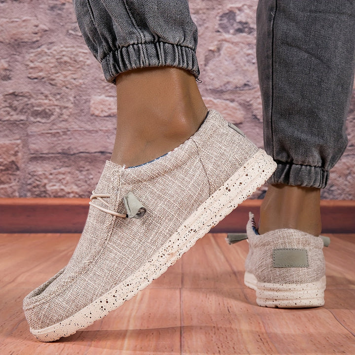 Men's - Slip-On Loafers - Comfortable Non-Slip Casual Shoes with Flag Design - Stylish Footwear