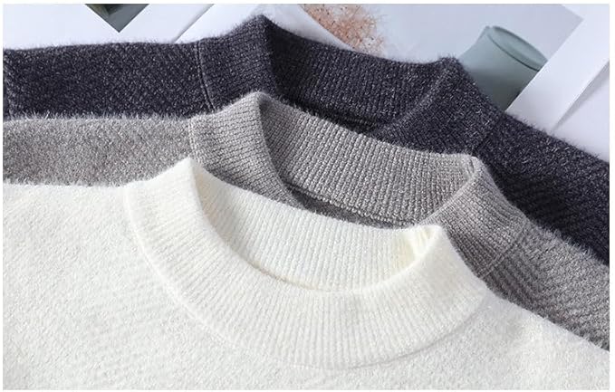 Men's - Geometric Pattern Crew Neck Sweater - Warm, Stylish, and Comfortable - Perfect for Fall Fashion