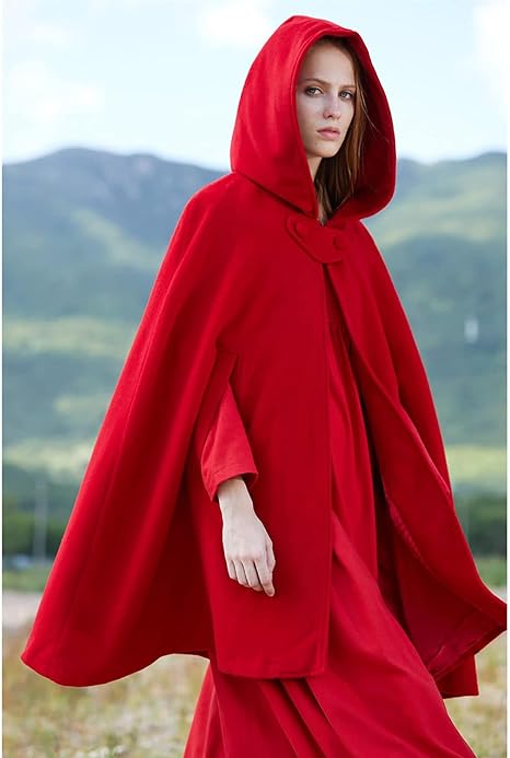 Women's vintage hooded coat short