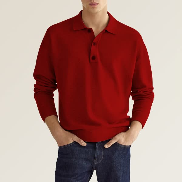 Casual men's polo shirt