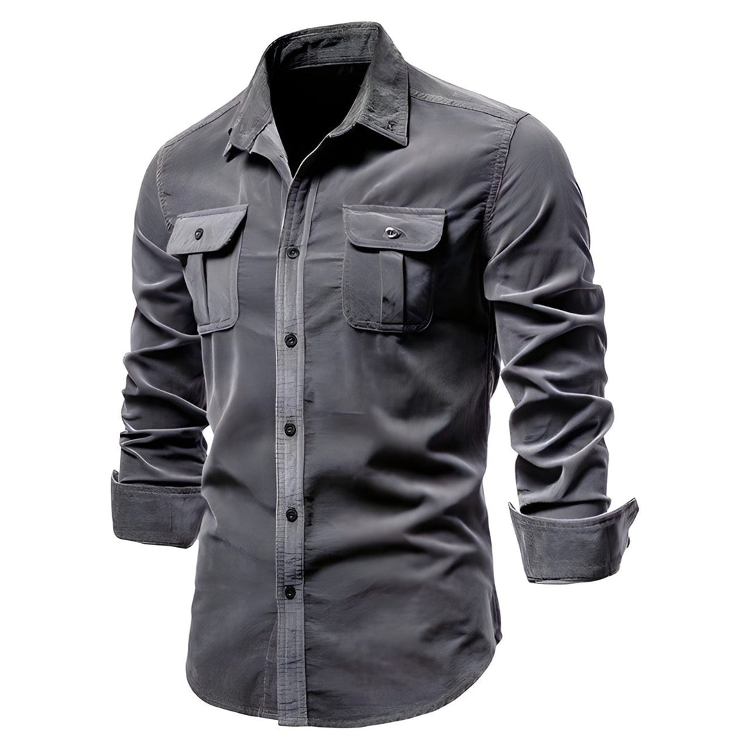 Shirt with double pocket