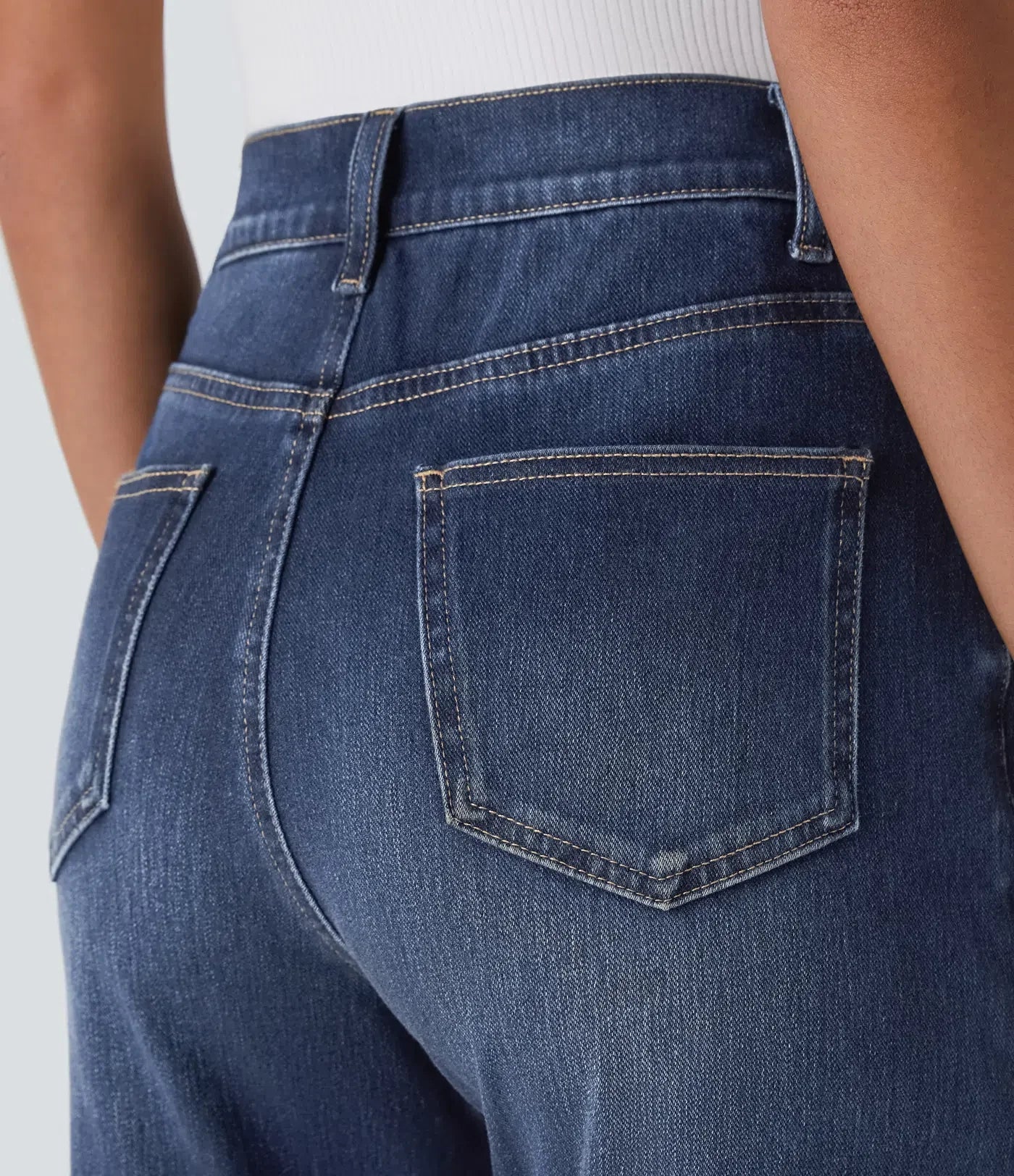 Women's - Elastic Trousers - Stretchy Fabric - Versatile Everyday Wear for All Occasions