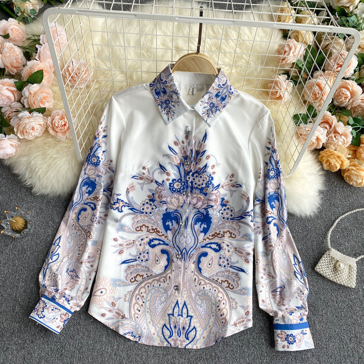 Trendy Loose and thin exotic holiday blouse women