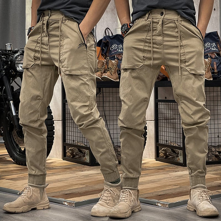 Stretchy cargo trousers