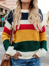 Knitted oversized jumper for women