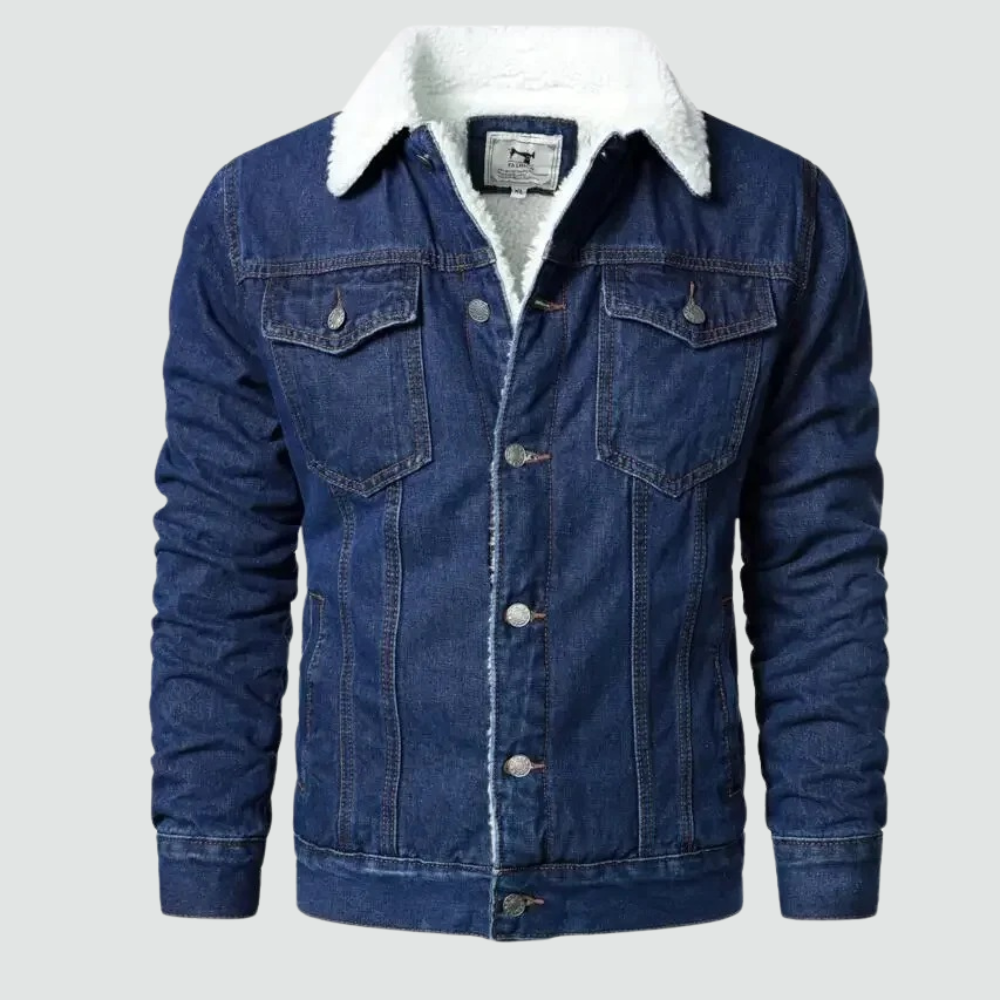 Men's - Denim Jacket - Classic Style - Durable Denim Fabric - Fashion Essential