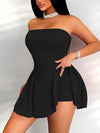 Women's - Backless A-line Mini Tube Dress - Elegant Strapless Summer Style - Perfect for Warm Weather