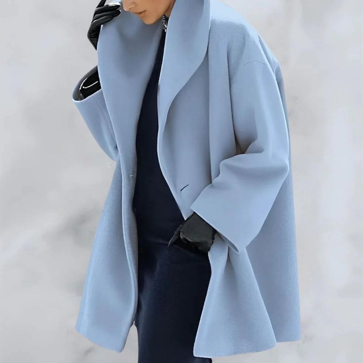 Women's - Winter Coat - Elegant Tailored Design - Chic Outerwear for Autumn and Winter