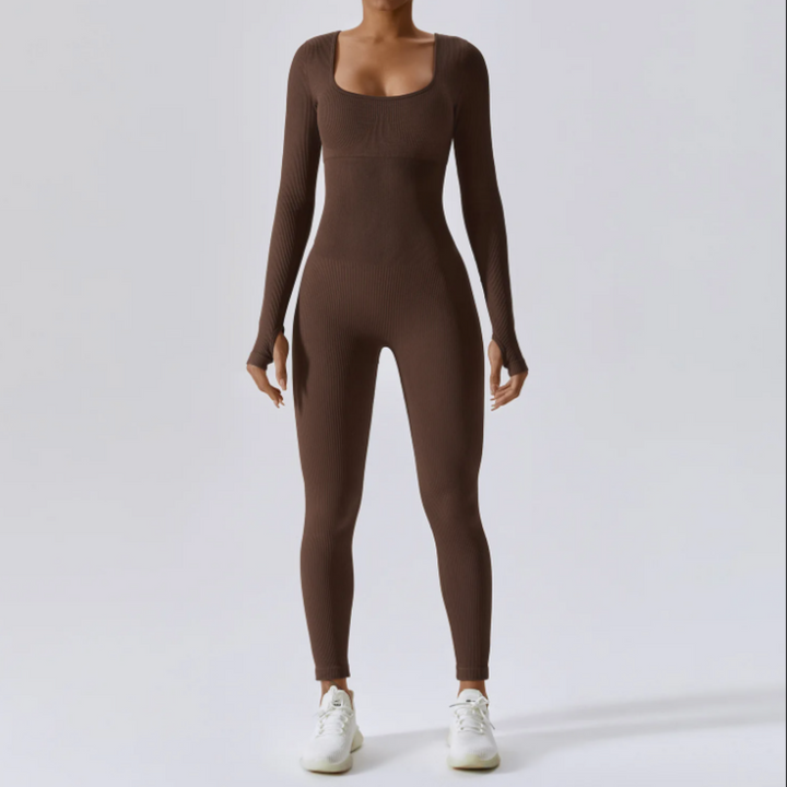 SleekSculpt long-sleeved jumpsuit