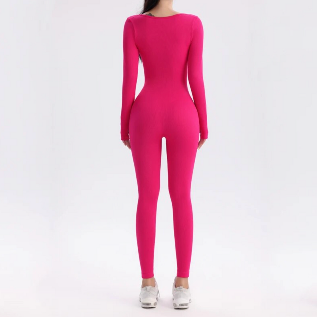 SleekSculpt long-sleeved jumpsuit