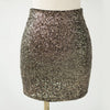 Ladies fashionable sequin hip skirt