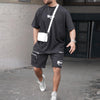 Casual T-Shirt Shorts Set Men's Two-Piece Suit