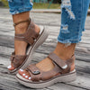Women's - Wedge Sandals - Open Toe, Breathable with Adjustable Ankle Strap - Stylish Summer Footwear