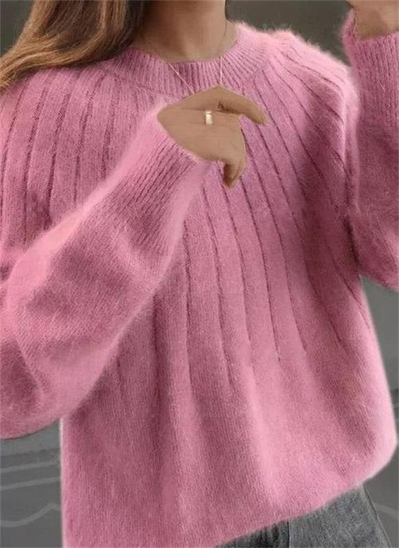 Cashmere jumper ladies fur colours