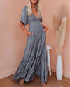 Long casual maxi dress