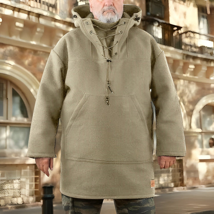 Men - Hoodie Sweatshirt - Cosy Thick Collar - Perfect for Casual Wear and Comfort