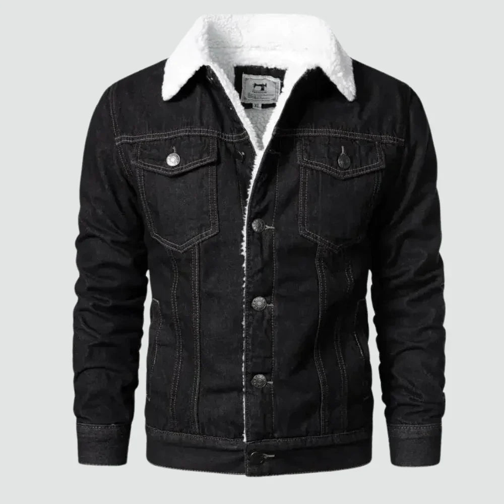 Men's - Denim Jacket - Classic Style - Durable Denim Fabric - Fashion Essential