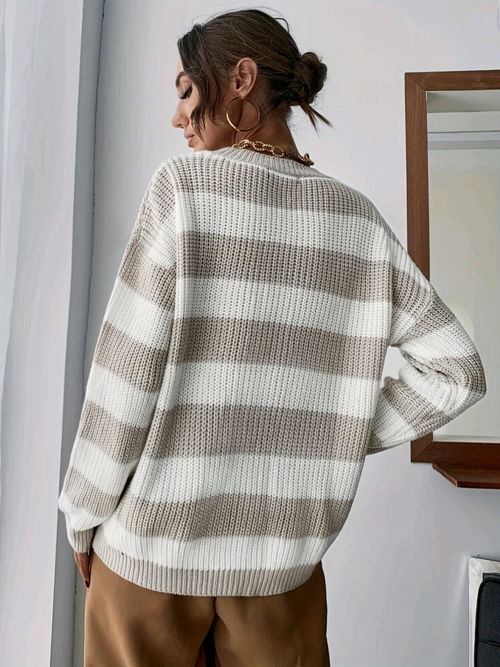 Comfortable striped jumper