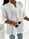 Women's - Linen Shirt - Airy & Comfortable Summer Shirt with Button Placket - Perfect for Warm Weather