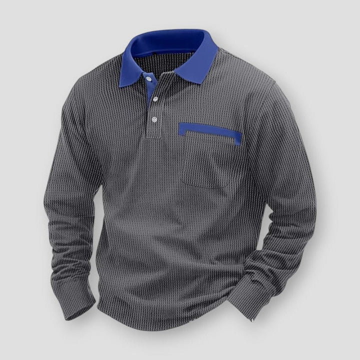 Men - Polo Shirt - Comfortable Cotton - Stylish Dover Design for Casual Wear
