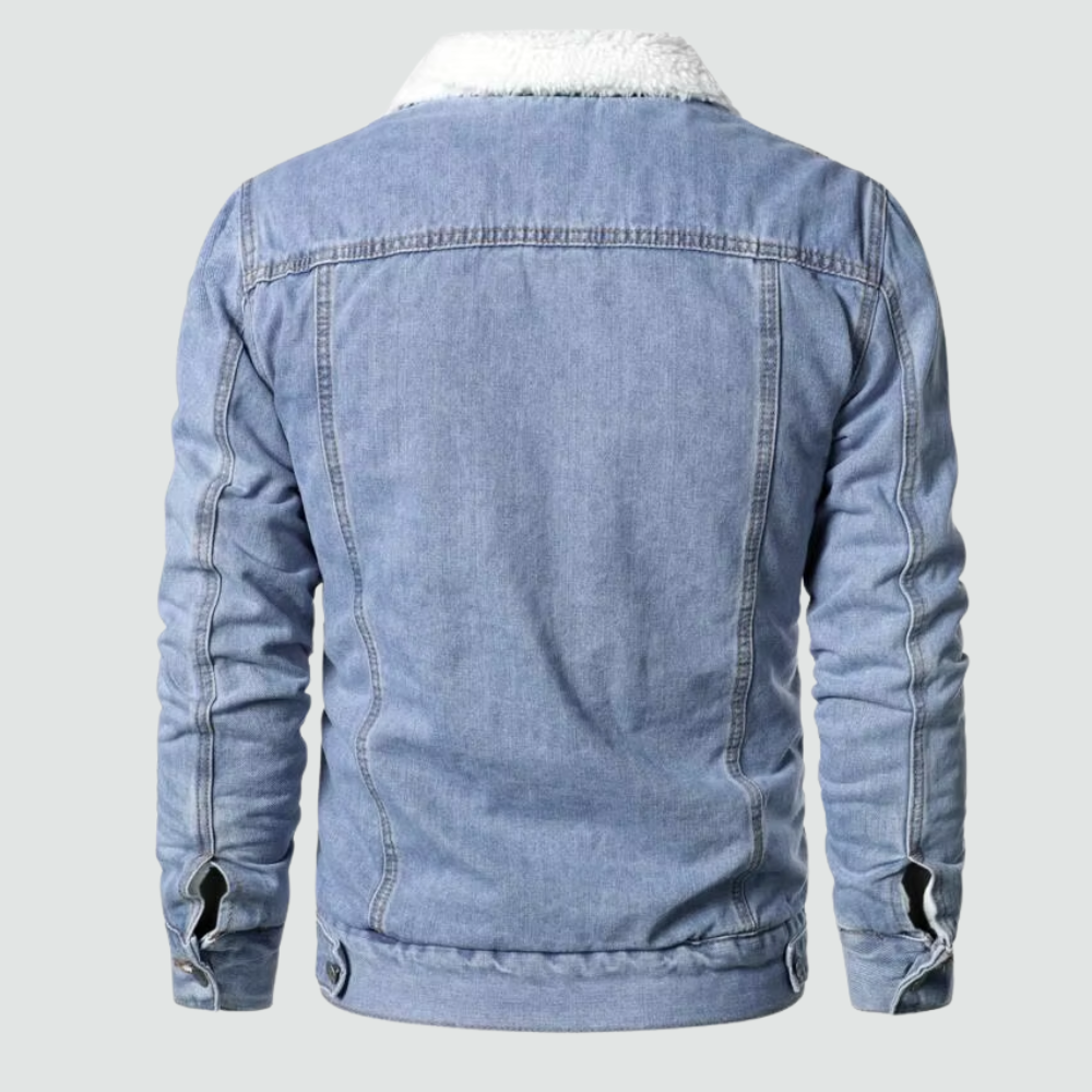 Men's - Denim Jacket - Classic Style - Durable Denim Fabric - Fashion Essential