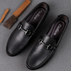 Fashionable leather low shoes Designer