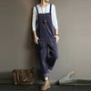 Casual corduroy jumpsuit