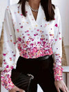 Women's - Casual Blouse - Lightweight Fabric - Trendy Everyday Wear for Effortless Style - Perfect for Any Occasion
