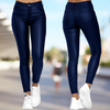 Women's - Elegant Leather Trousers for Women - Stylish and Comfortable - Perfect for Fashion-Forward Outfits