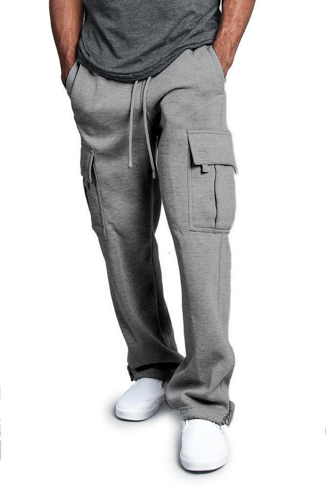 Casual sports multi-pocket trousers