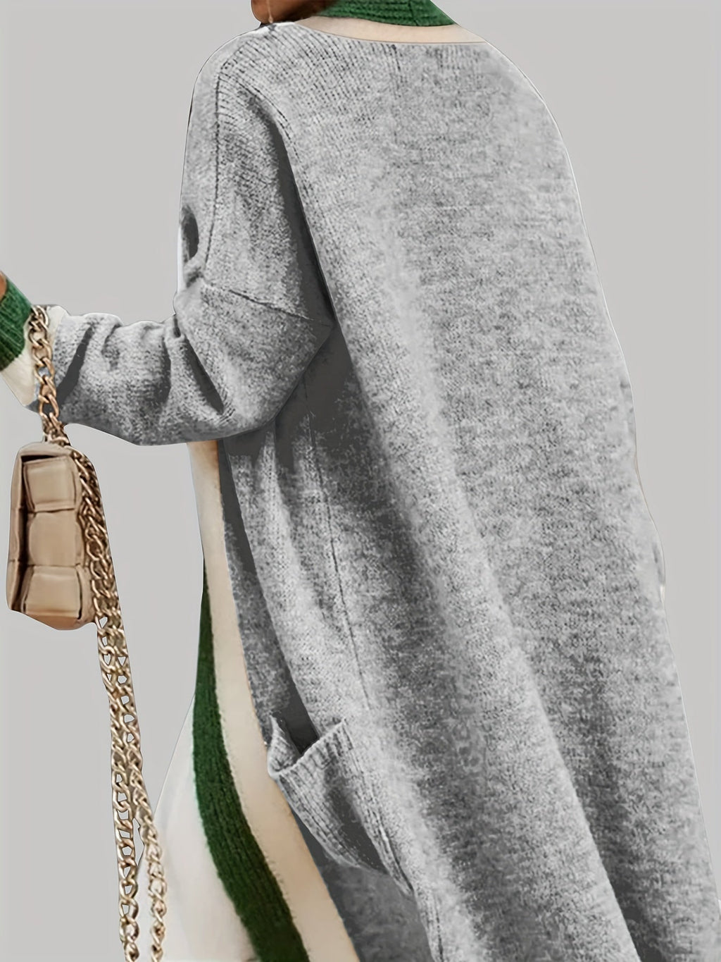 Women's - Long Cardigan - Vintage Style