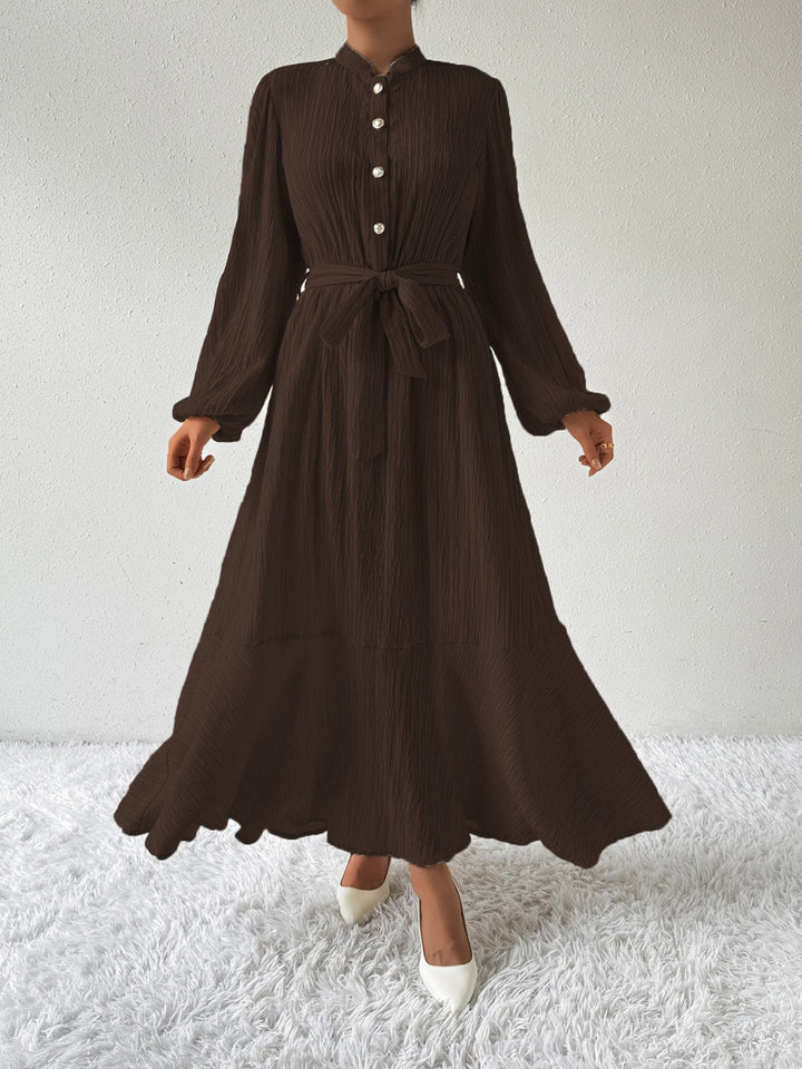 Women's - Elegant Long Sleeve Dress - Stylish Design - Perfect for Any Occasion - Women's Fashion