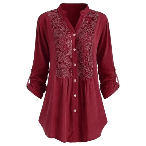 Casual blouse with long sleeves