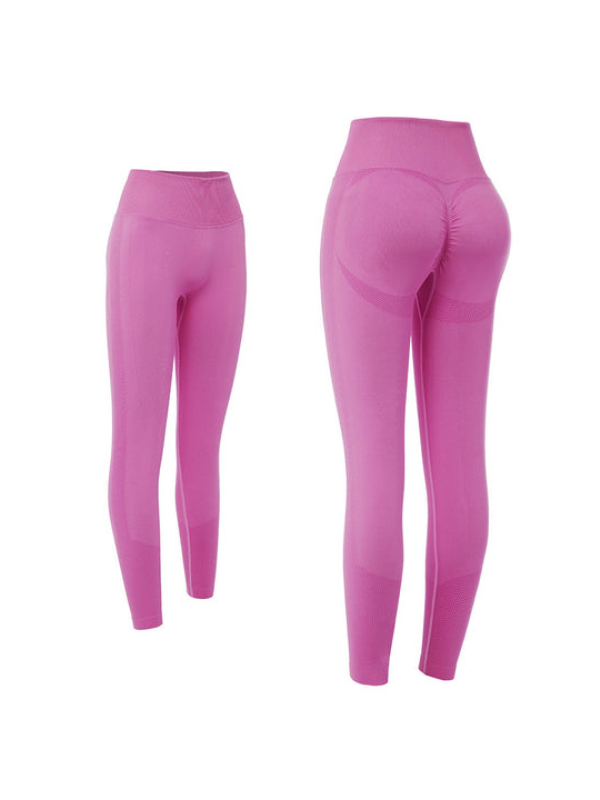 Tight basic smiley leggings with high waist