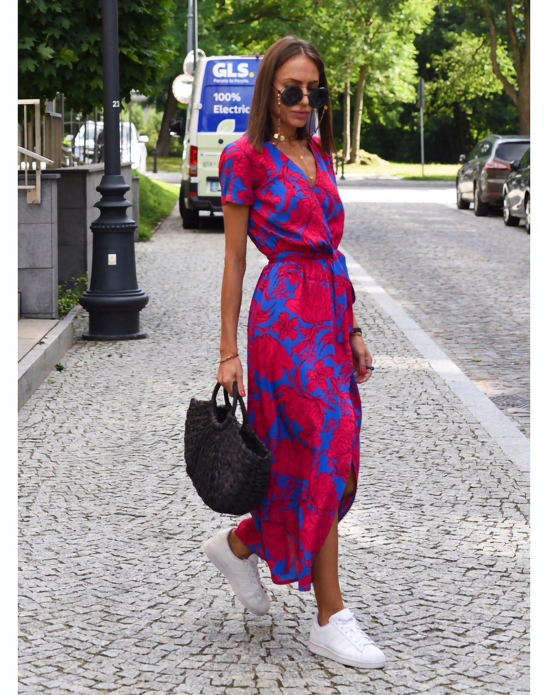 Dress with floral print spring/summer