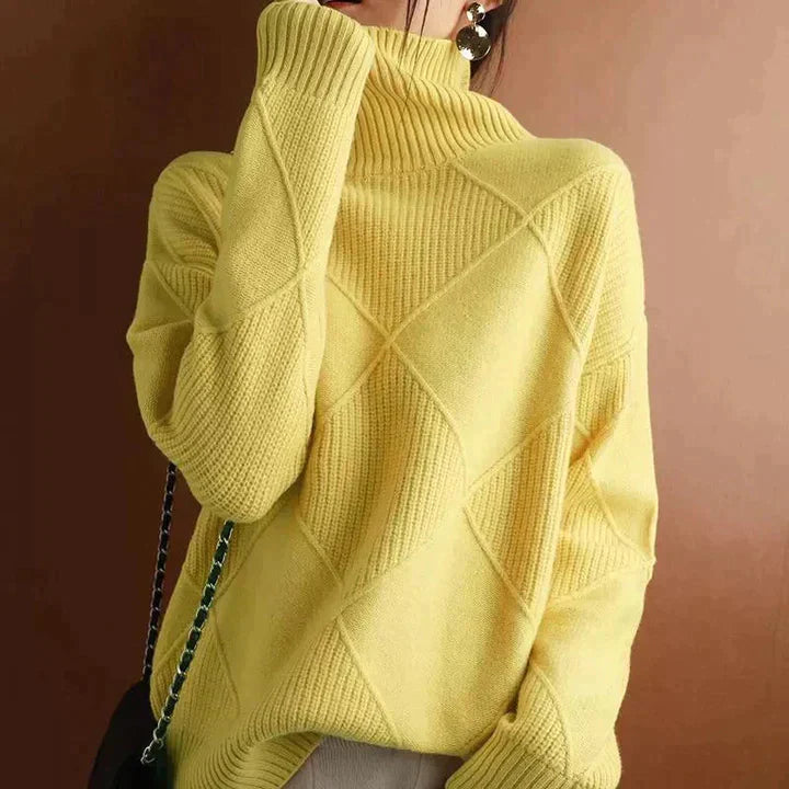 Stylish turtleneck jumper