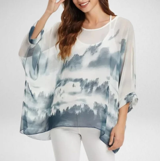 Trendy beach holiday sun protection clothing blouse