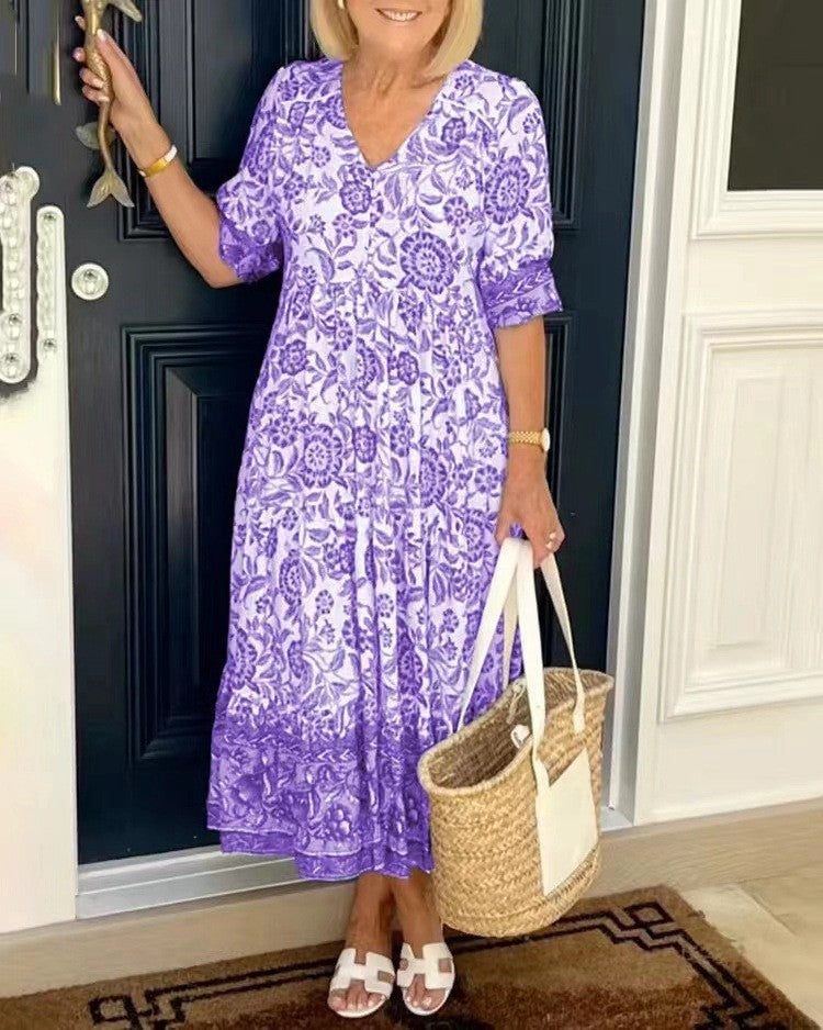 Fleur™ boho maxi dress