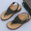 Comfort Roman cut-out thong beach sandals