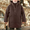 Men - Hoodie Sweatshirt - Cosy Thick Collar - Perfect for Casual Wear and Comfort