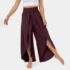 Yoga trousers with wide leg