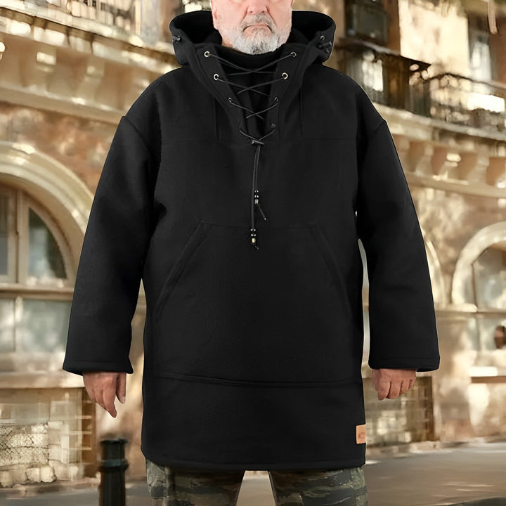 Men - Hoodie Sweatshirt - Cosy Thick Collar - Perfect for Casual Wear and Comfort