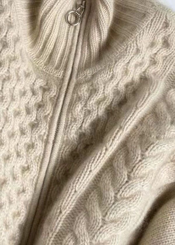 Women's - Cosy Cardigan - Zip-Up Style - Soft Material - Comfortable Knitwear