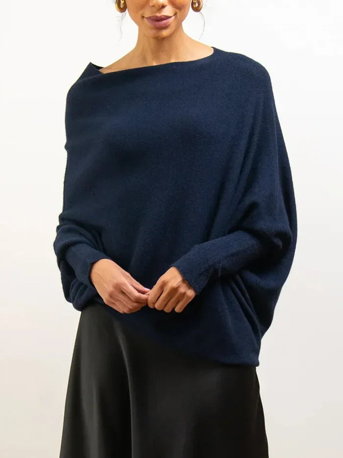 Asymmetric draped jumper