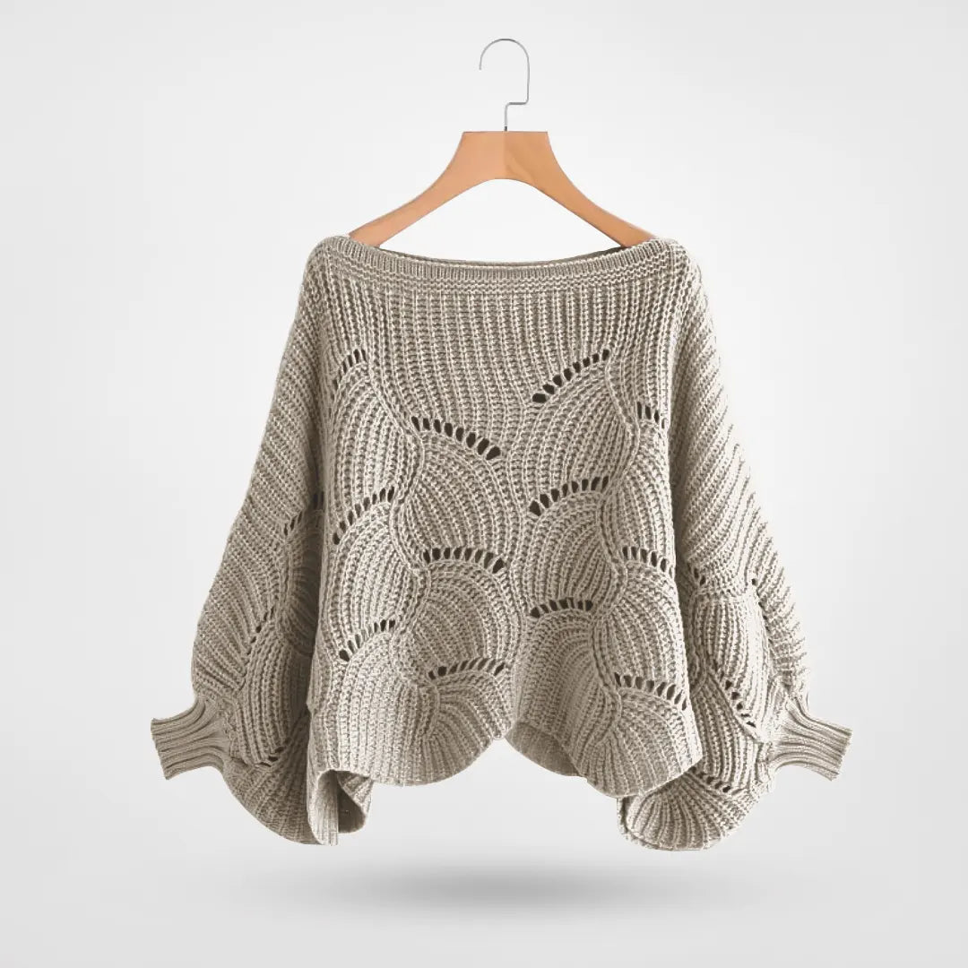 Cosy knitted shoulder blanket