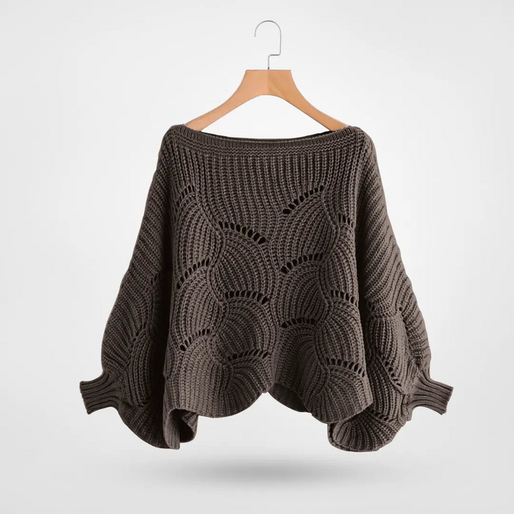 Cosy knitted shoulder blanket