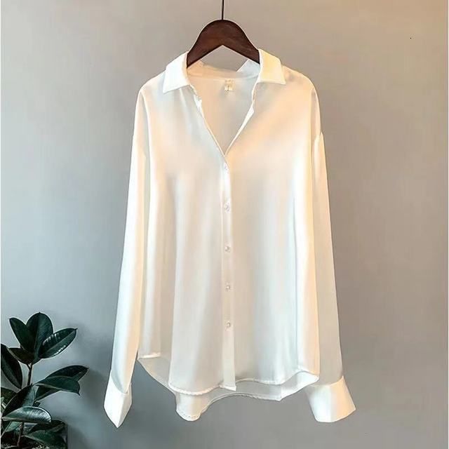 Ladies shirt satin